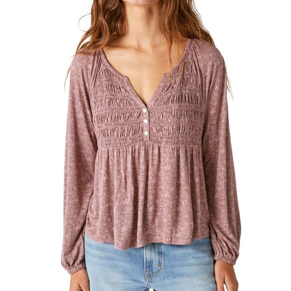 Lucky Brand Tops - NEW Lucky Brand Peasant Top Women's Size S